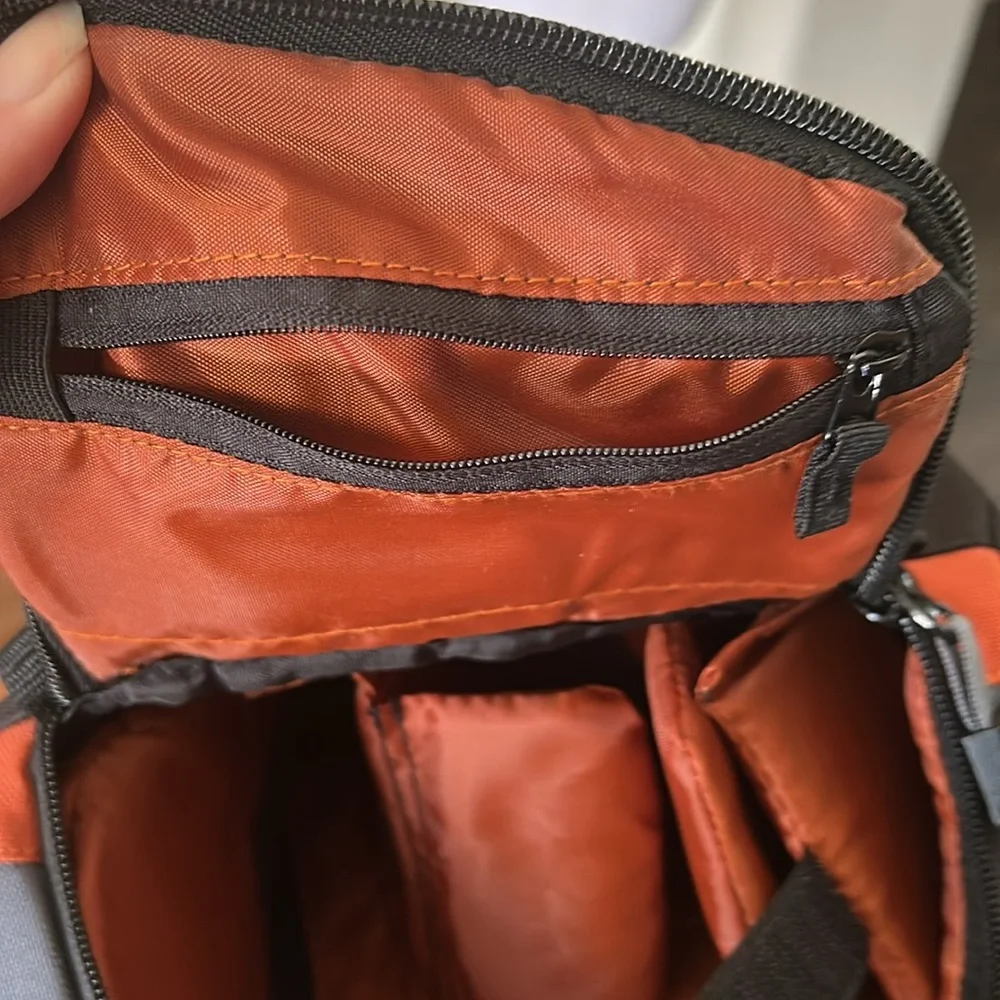 Tarmac Camera Shoulder Sling Bag Pockets Adjust Black Orange Grey 4276 Jazz 76